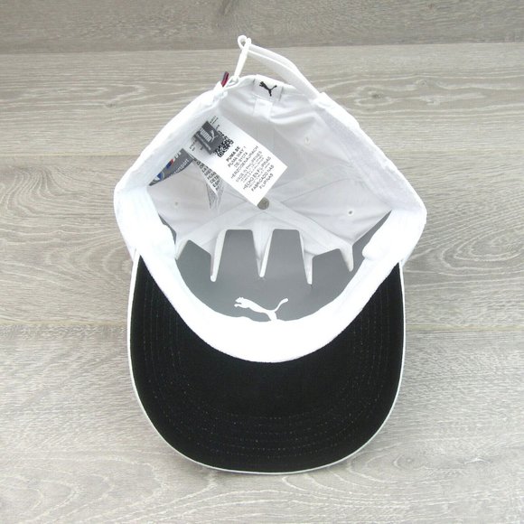 Puma BMW M Motorsport White Baseball Cap Hat Adult One Size Fit NEW - Picture 10 of 14